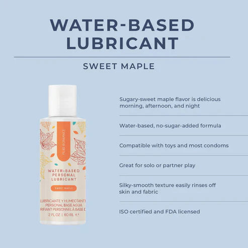 Water Based Lubricant - Sweet Maple